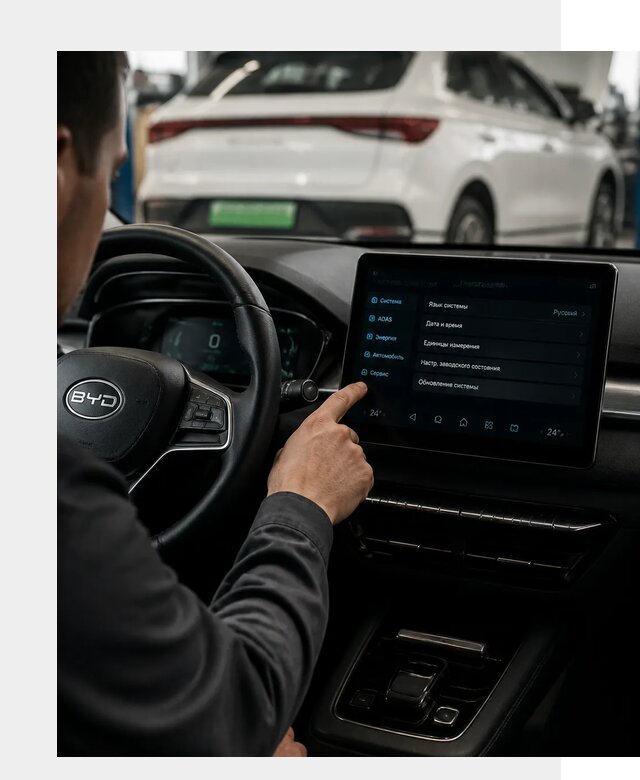 Русификация BYD E2 в Тамбове от 15129 р. | ФастМобиль-Тмб под ключ
