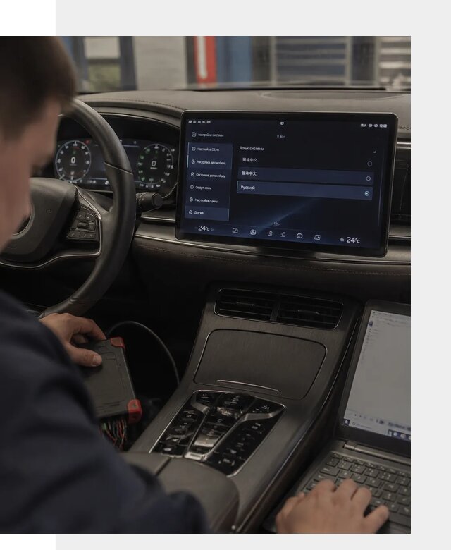 Русификация автомобиля BYD HAN для эксплуатации в Тамбове